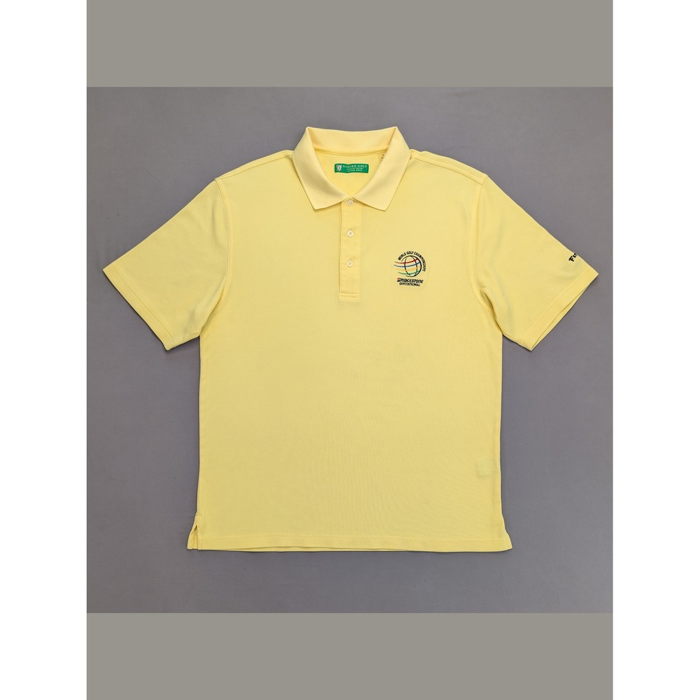 Oxford Golf Bridgestone Invitational Polo Yellow Size Large